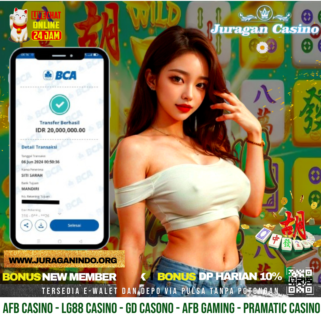 BUKTI KEMENANGAN MEMBER SETIA JURAGAN CASINO