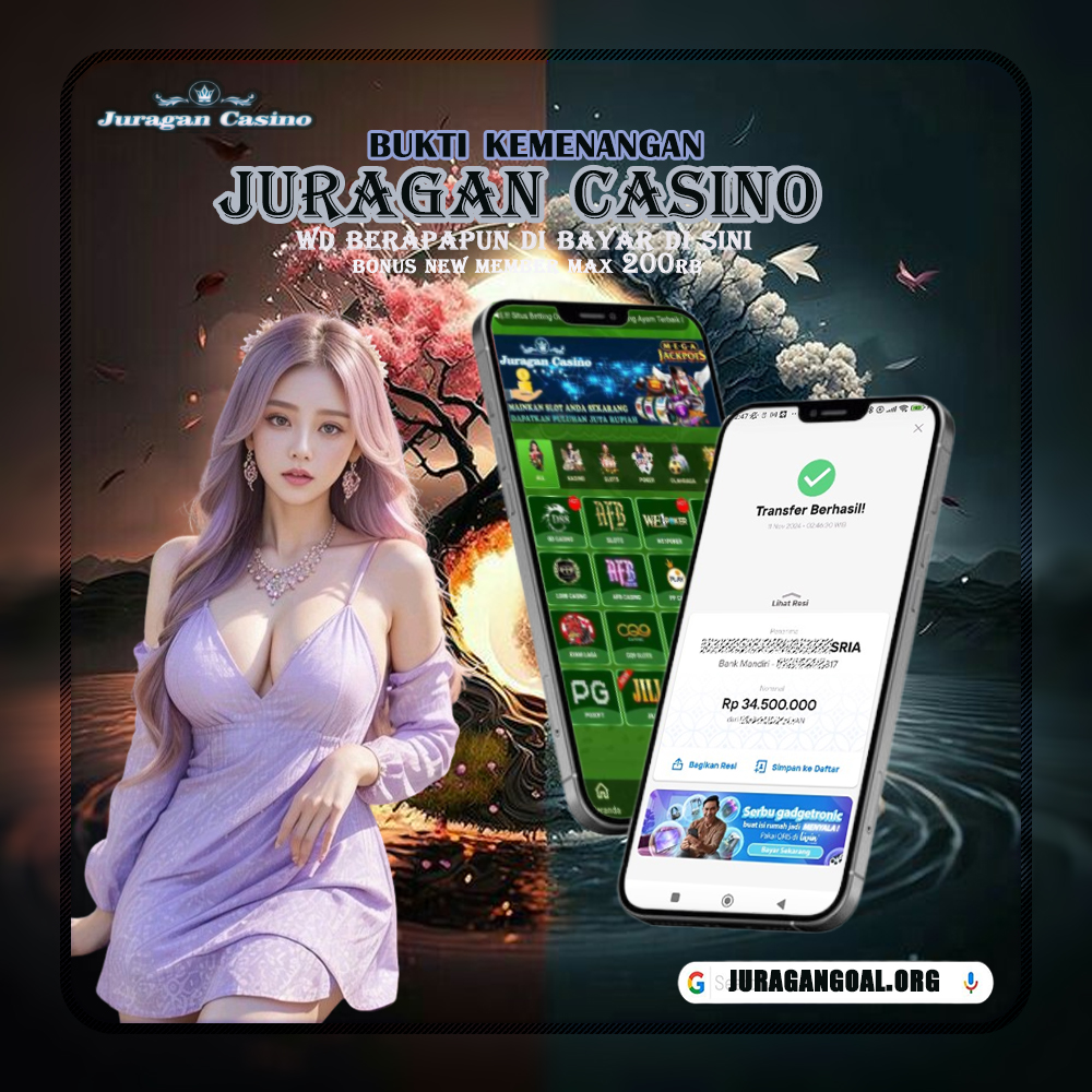 BUKTI KEMENANGAN MEMBER SETIA JURAGAN CASINO TGL 11 NOVEMBER 2024