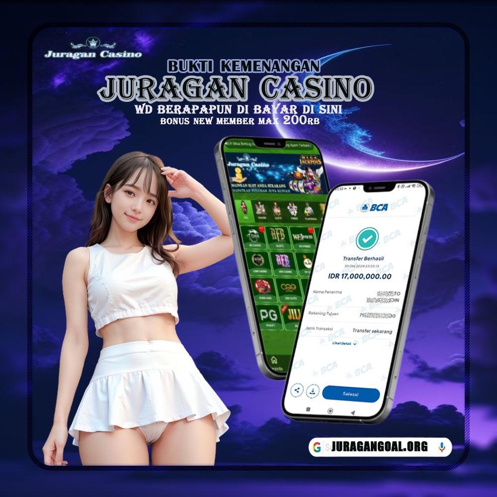 BUKTI KEMENANGAN MEMBER SETIA JURAGAN CASINO TGL 03 NOVEMBER 2024