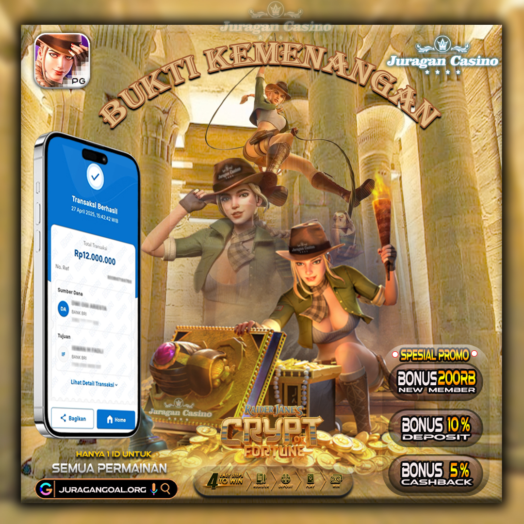 BUKTI KEMENANGAN MEMBER SETIA JURAGAN CASINO 27 APRIL 2025