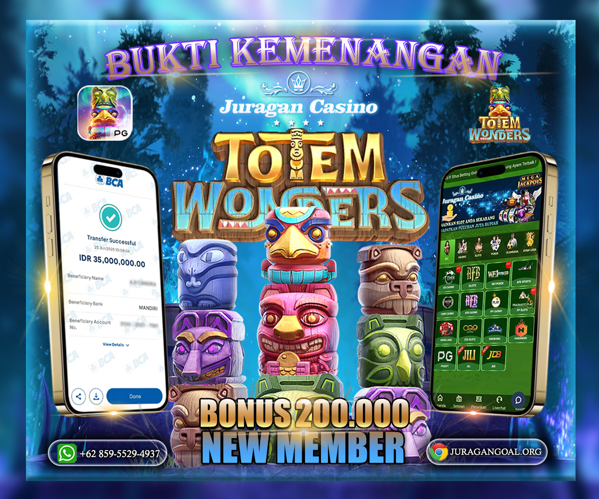 BUKTI KEMENANGAN MEMBER SETIA JURAGAN CASINO 25 JUNI 2025