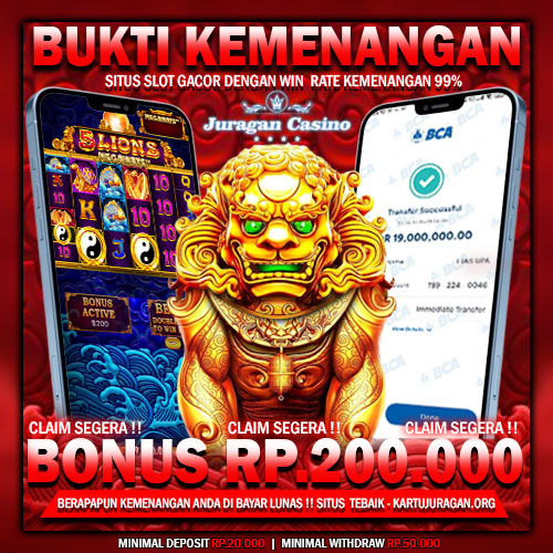 BUKTI KEMENANGAN MEMBER SETIA JURAGAN CASINO 17 JULI 2025