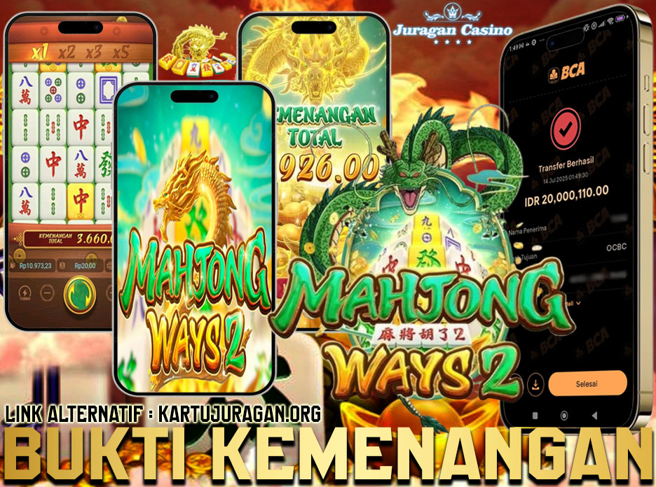 BUKTI KEMENANGAN MEMBER SETIA JURAGAN CASINO 14 JULI 2025